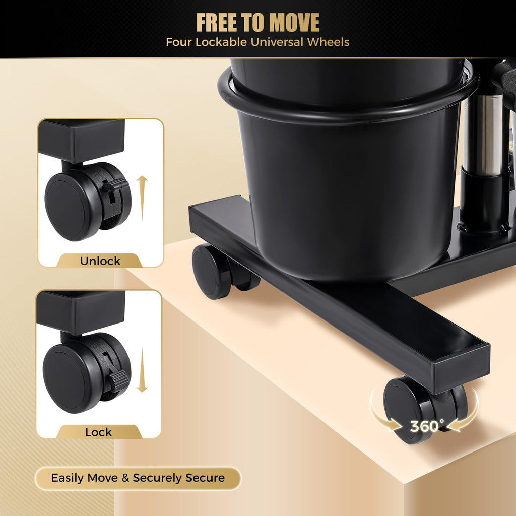 Portable Shampoo Bowl with Dual Buckets and Drain Hoses G6415