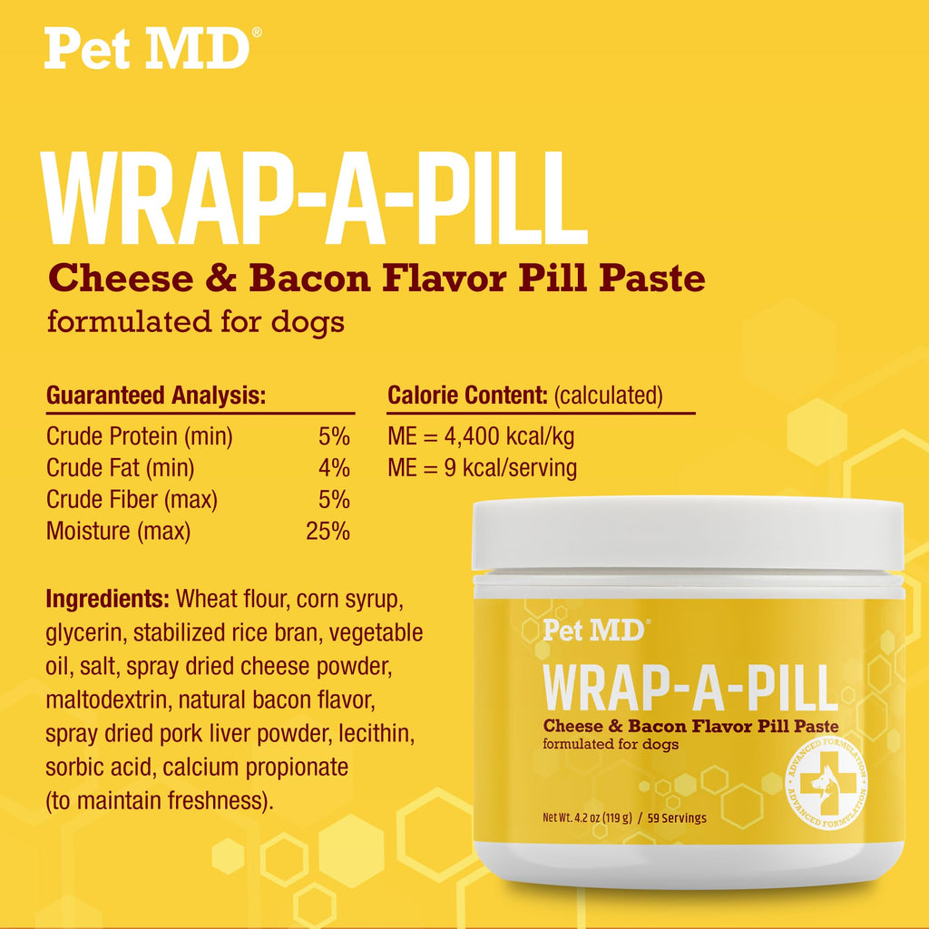 Cheese & Bacon Flavor Pill Paste for Dogs 4.2 oz F124