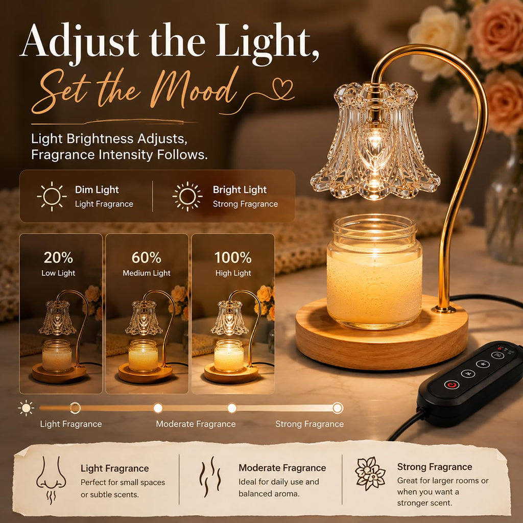 Candle Warmer Lamp with Timer Dimmable M385