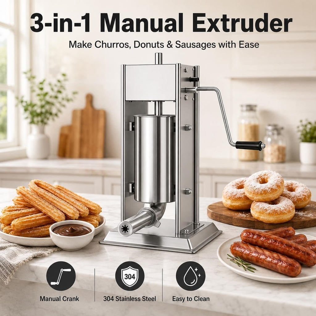 Stainless Steel Sausage Stuffer & Churro Press Y710490