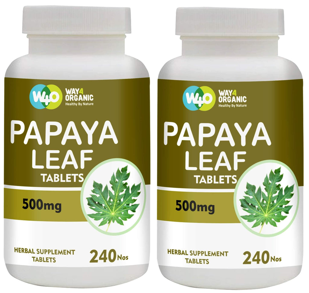 Papaya Leaf Extract 500 mg 240 Capsules M19415