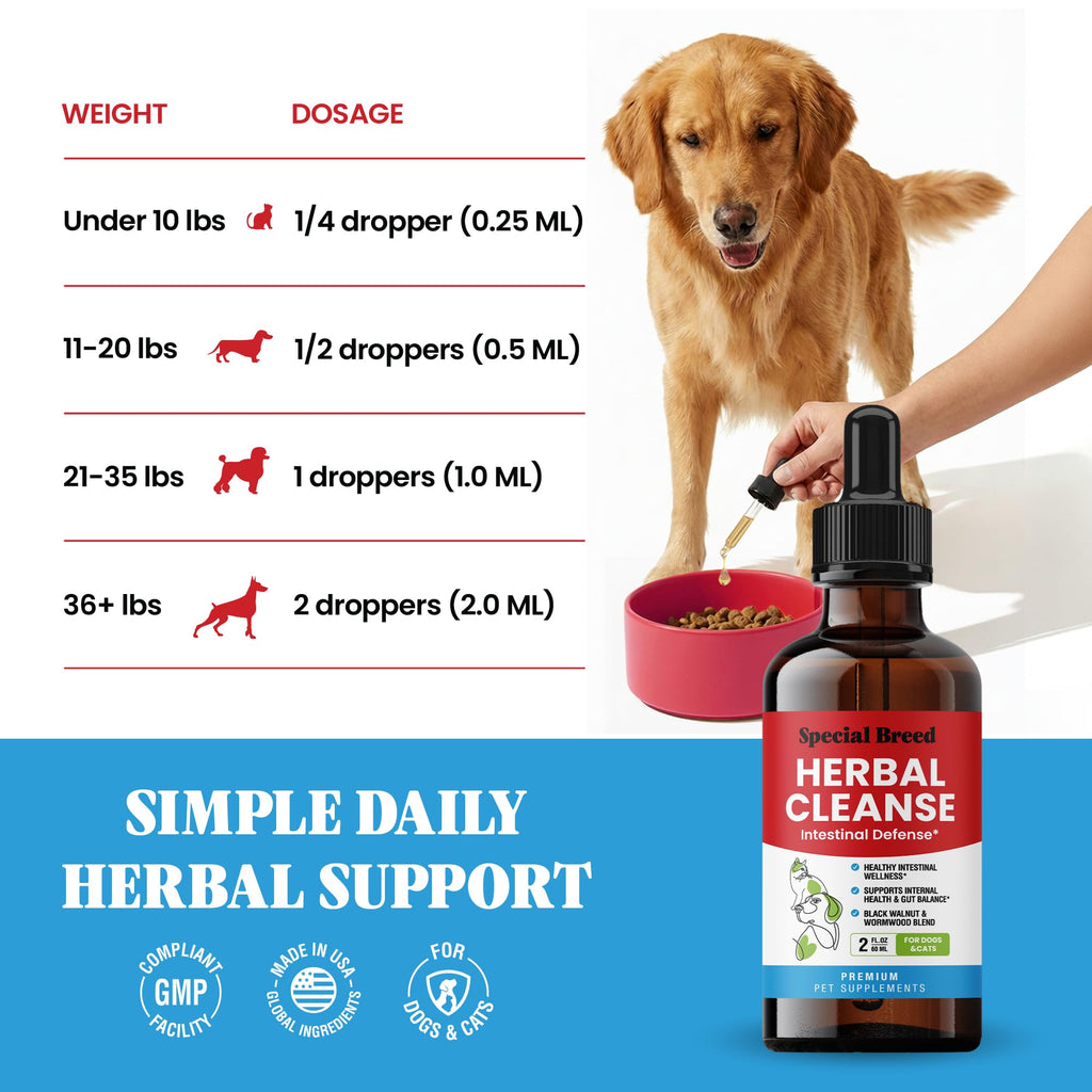 2 oz Herbal Cleanse for Dogs & Cats L688