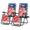 Zero Gravity Reclining Camping Chairs 2 Pack X3888