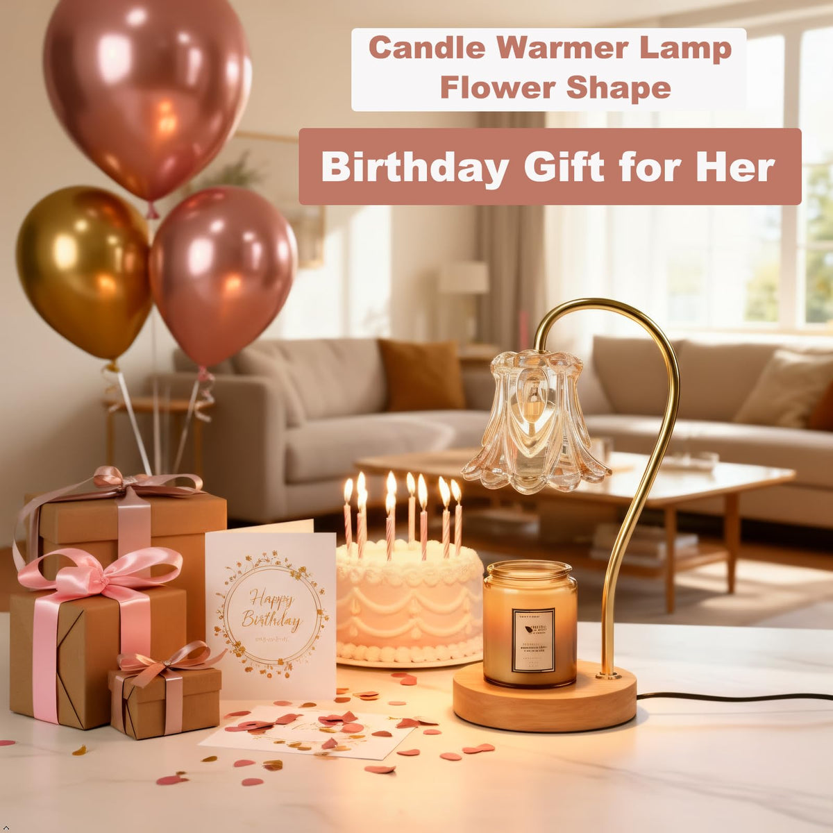 Candle Warmer Lamp with Timer Dimmable M385