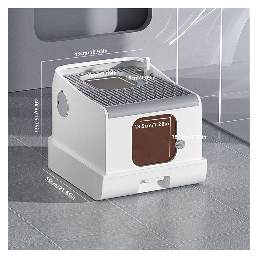 Extra Large Fully Enclosed Cat Litter Box with Lid L259