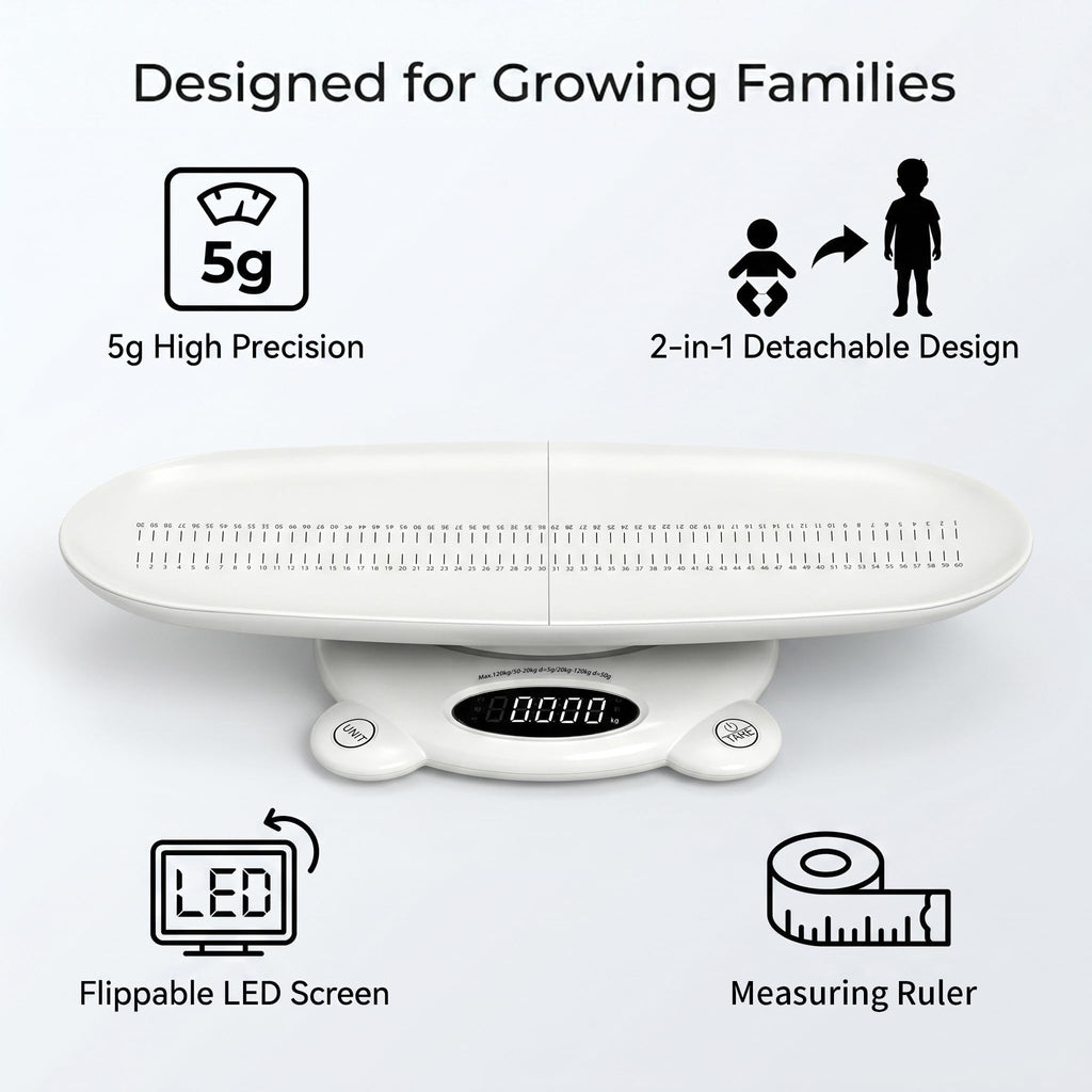 White Digital Baby Scale V5502