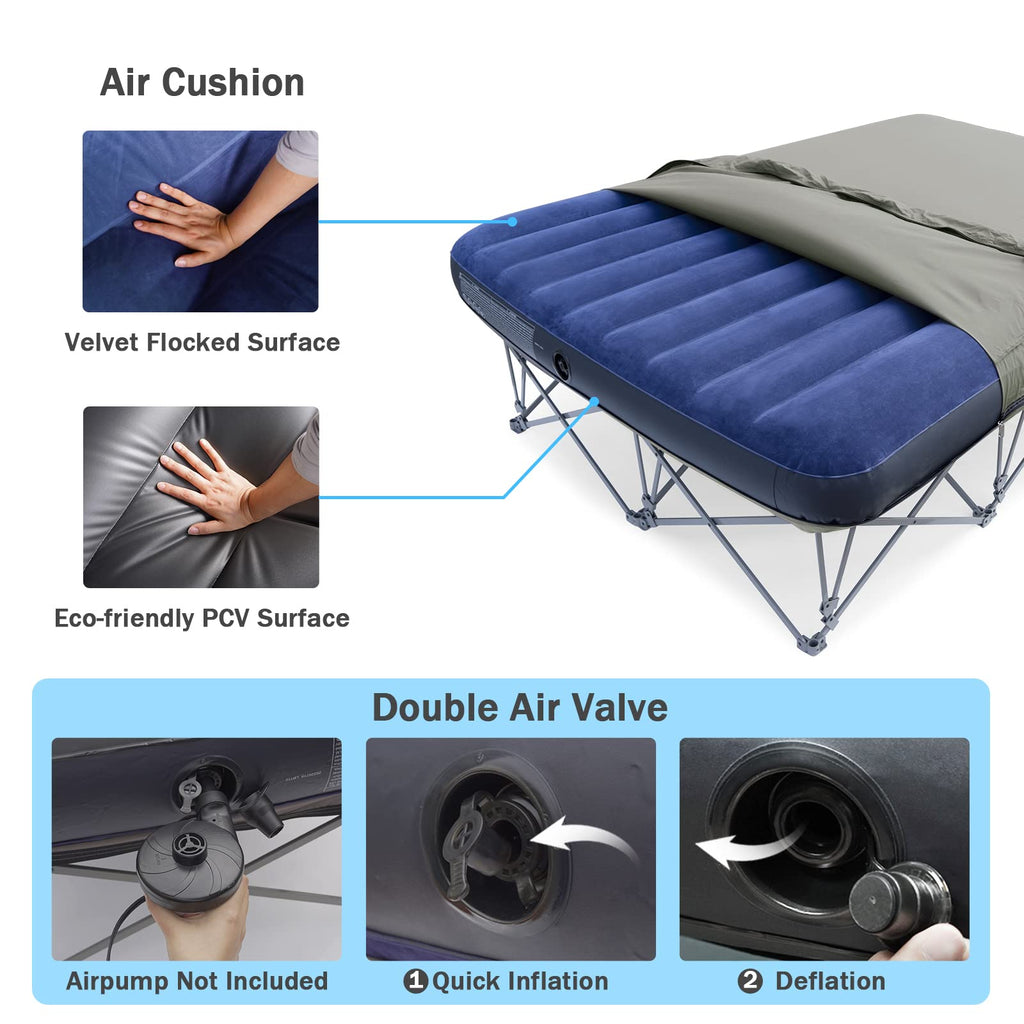 Camping Cot with Air Mattress B791