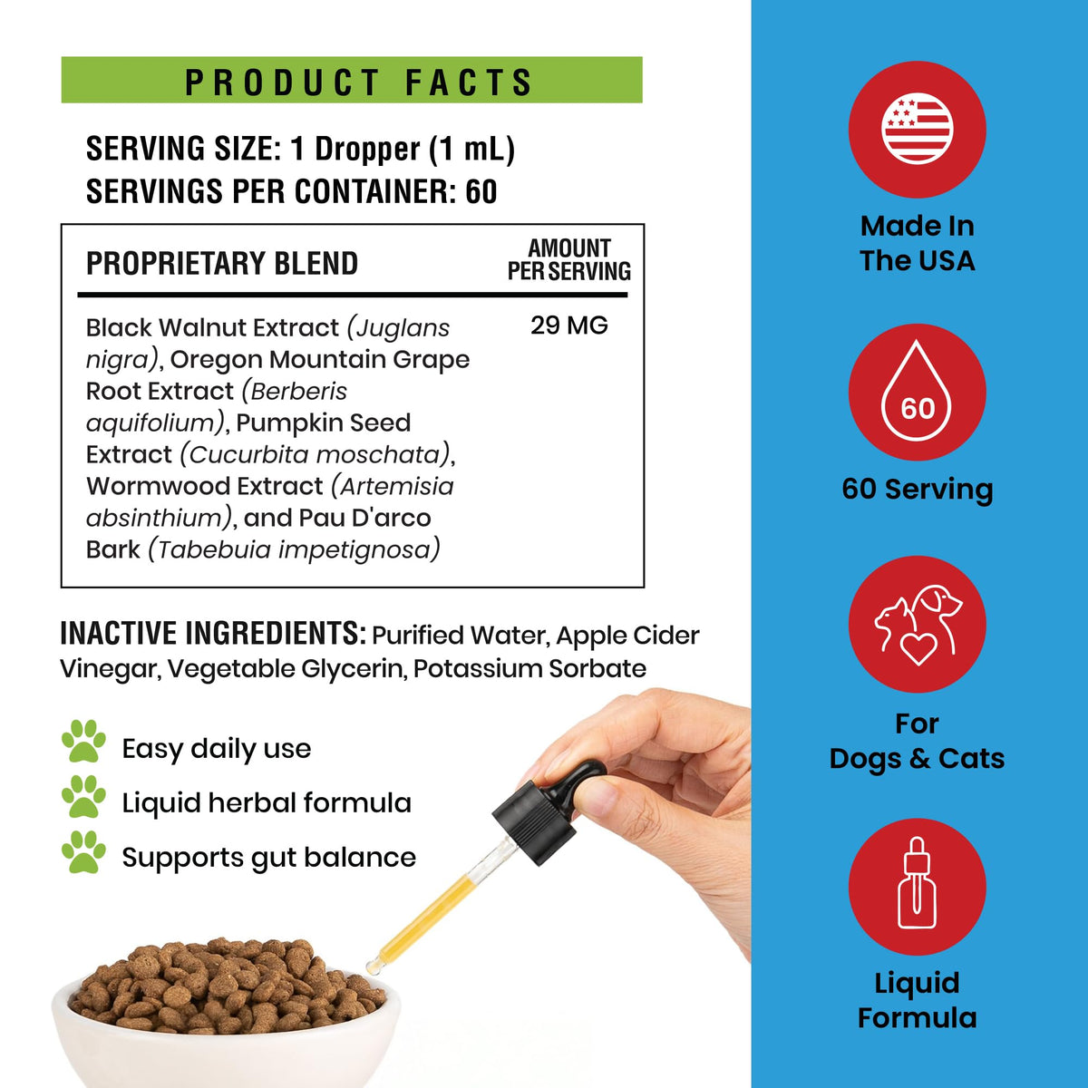 2 oz Herbal Cleanse for Dogs & Cats L688