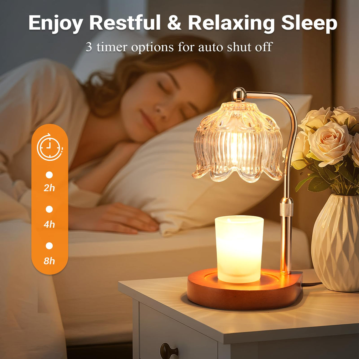 Candle Warmer Lamp with Timer and Dimmer S142