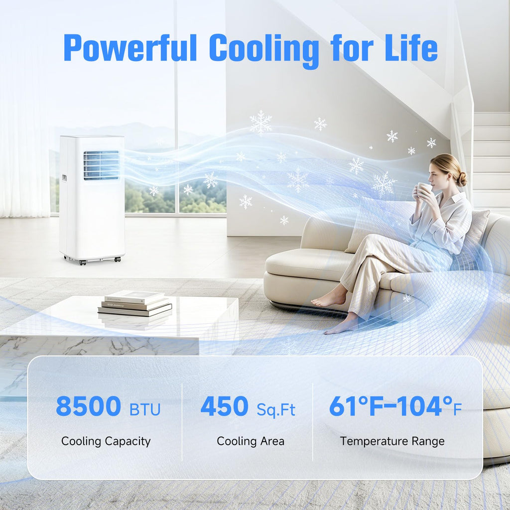 8500 BTU Portable Air Conditioner Y405736