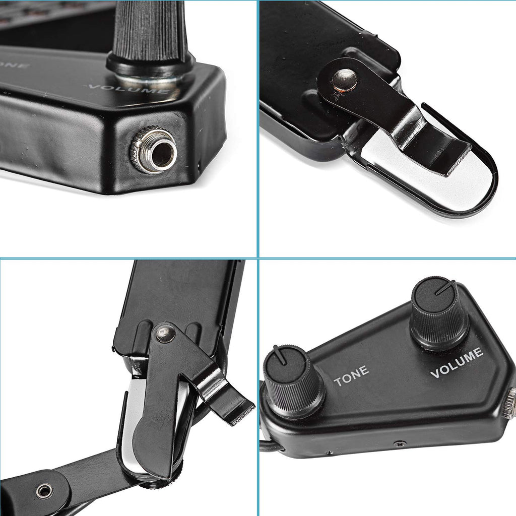 12 SoundHole Acoustic Guitar Pickup with Tone and Volume Control U465429