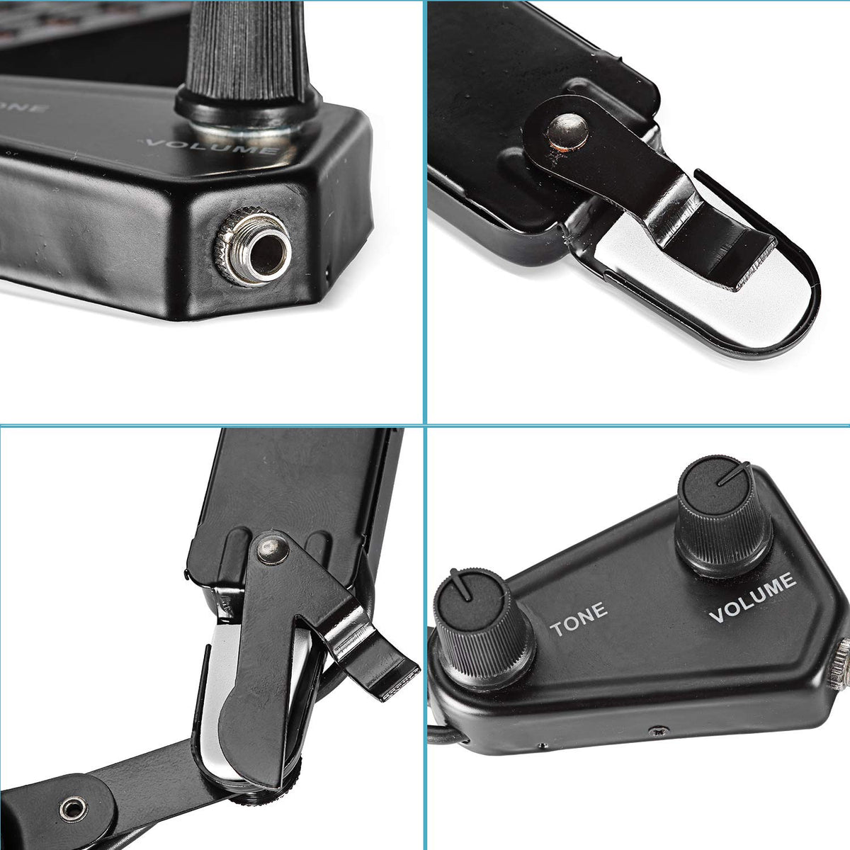 12 SoundHole Acoustic Guitar Pickup with Tone and Volume Control U465429