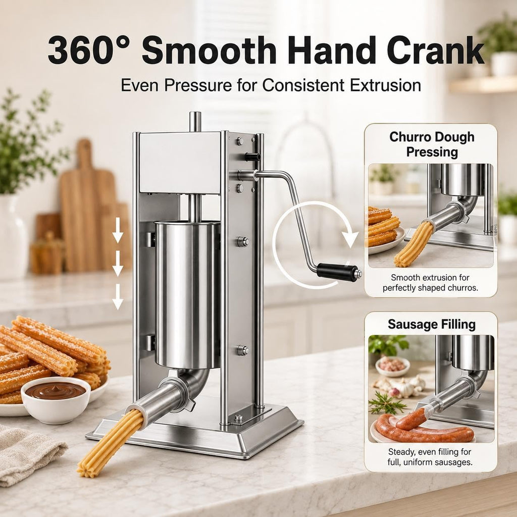 Stainless Steel Sausage Stuffer & Churro Press Y710490