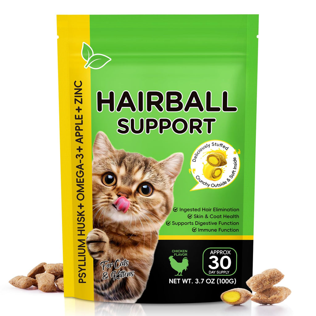 Chicken Flavor Hairball Treatment for Cats O685490