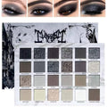 Black Grey Smokey Eyeshadow Palette Y4840