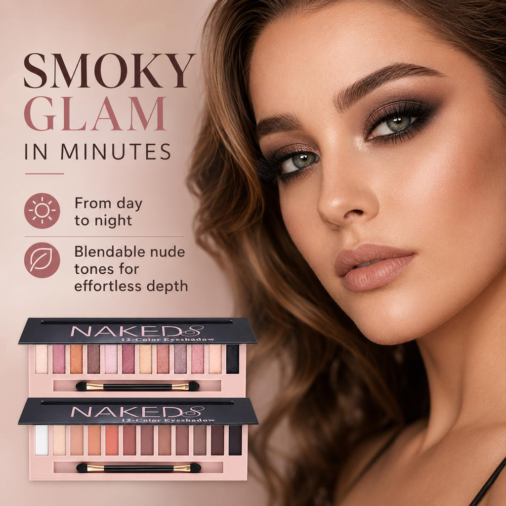 2 Pack Shimmer & Matte Eyeshadow Palette E380