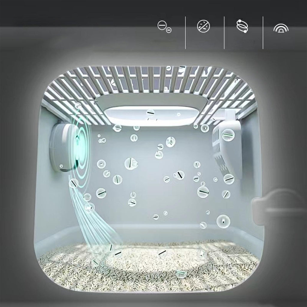 Extra Large Fully Enclosed Cat Litter Box with Lid L259
