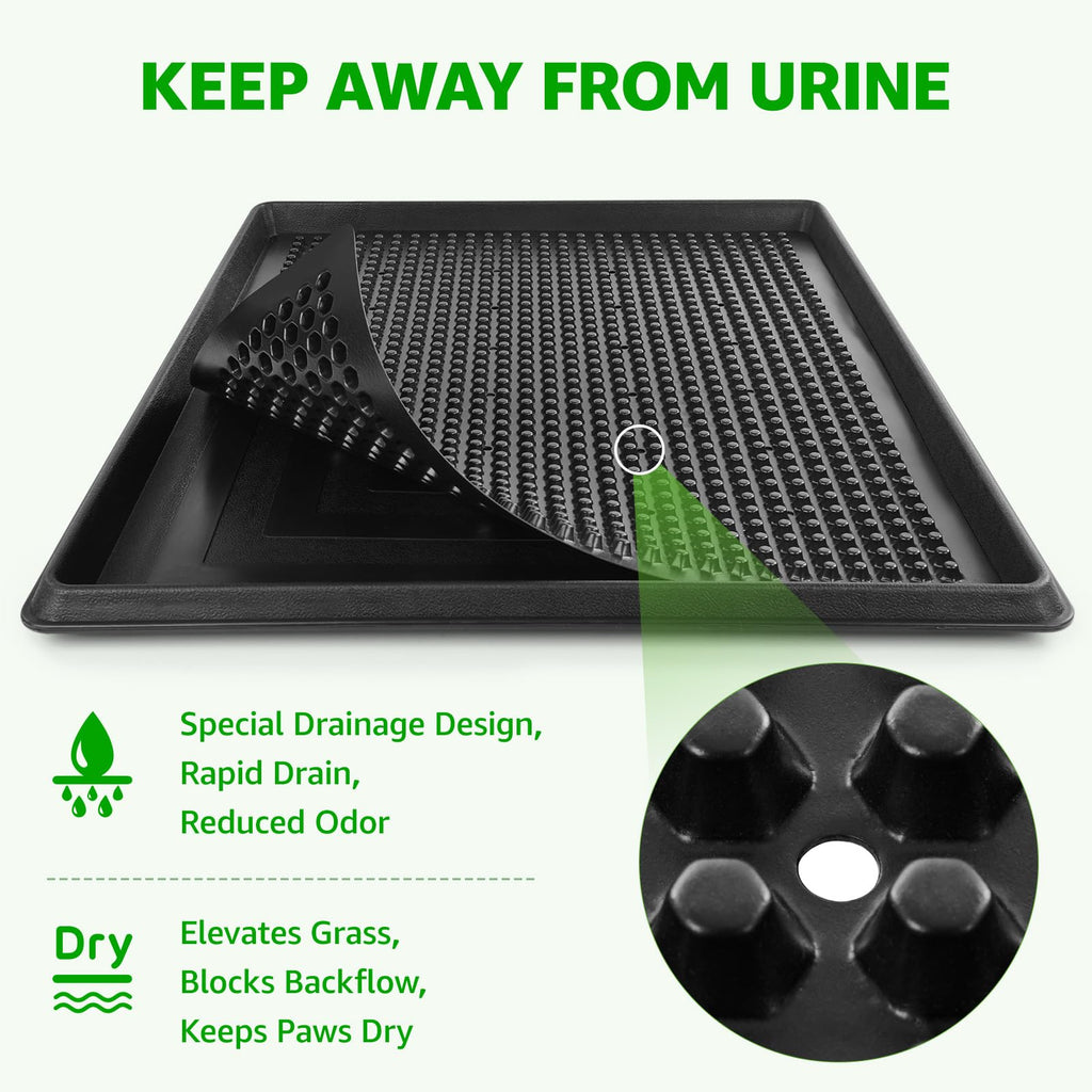 Portable Dog Grass Pad with Tray C832827