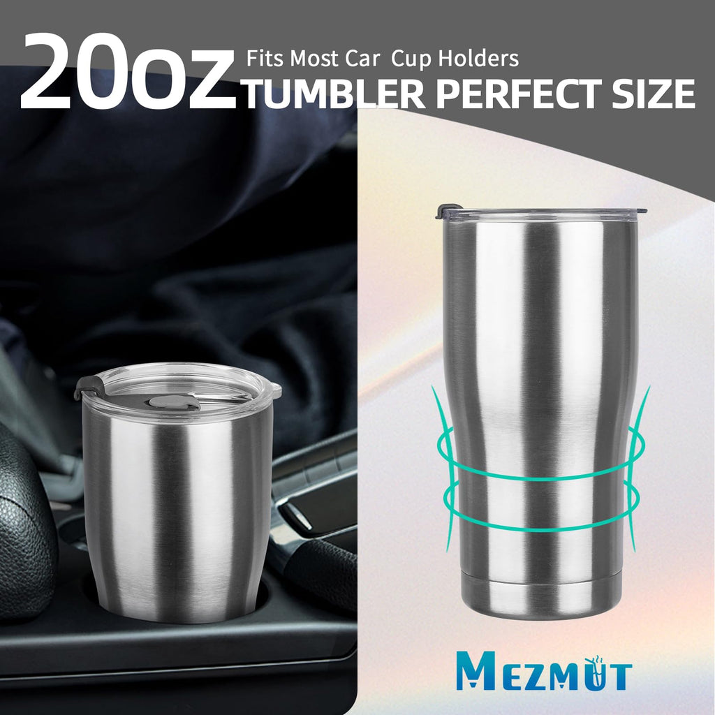 20oz Insulated Tumbler with Lid Straw R586