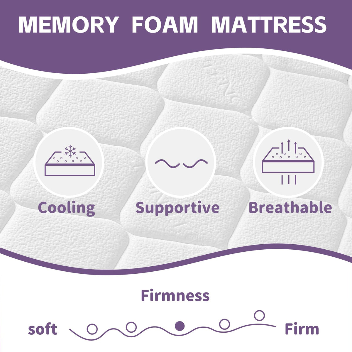 Full Size 12 inch Cooling Hybrid Mattress I5360