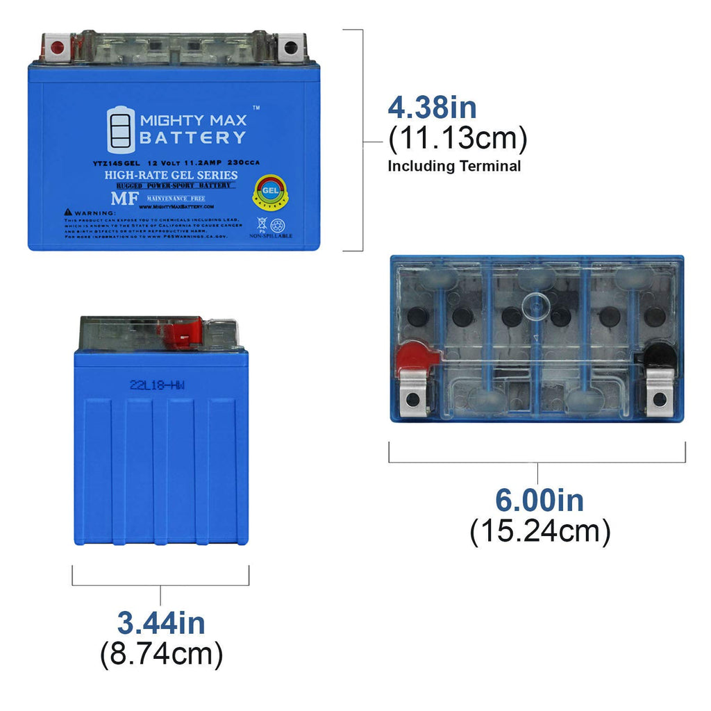 YTZ14S GEL Battery F301199