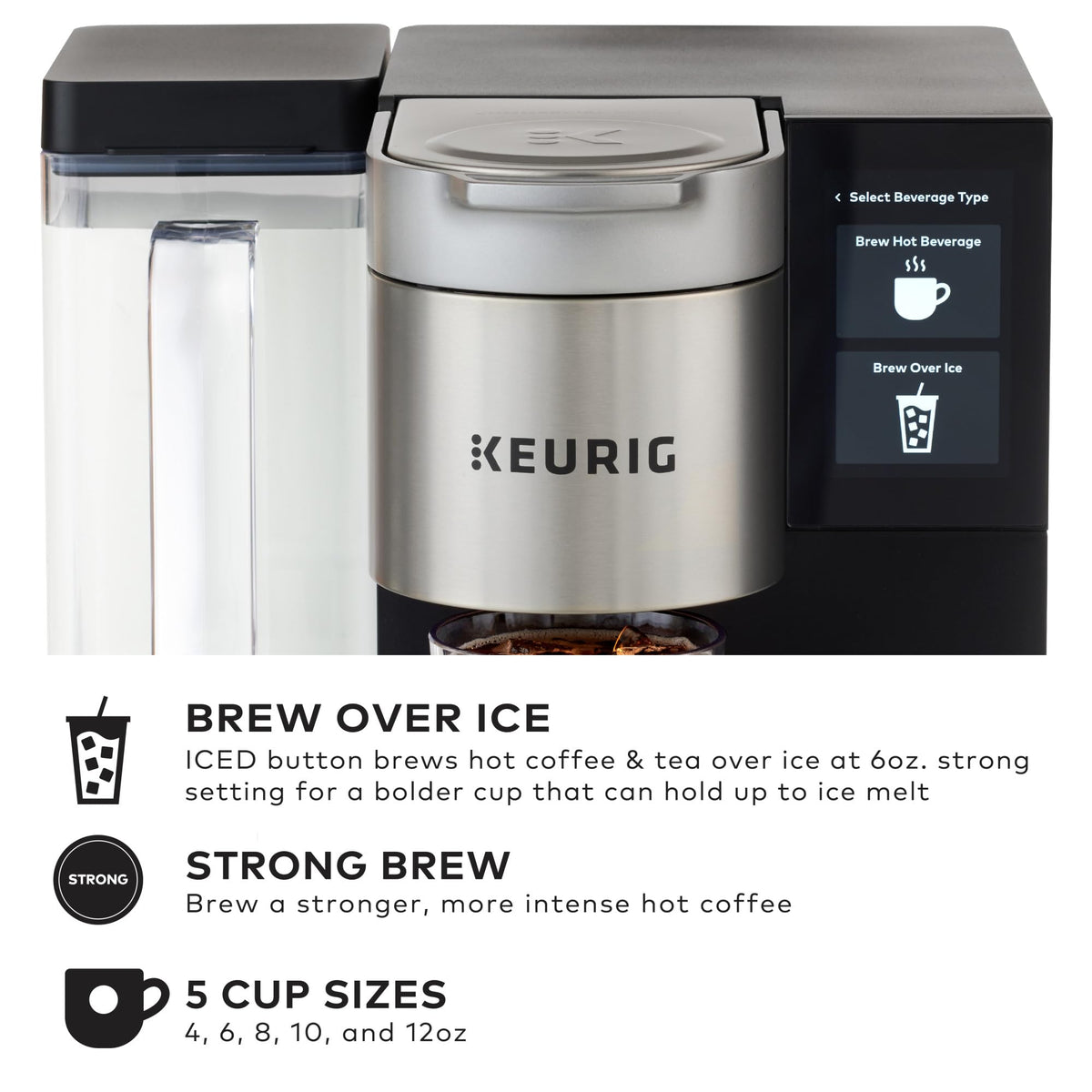 Single Serve Coffee Maker with 110 oz Water Reservoir G4089