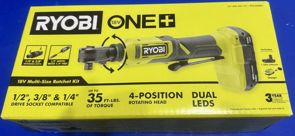18V Cordless Ratchet Kit with Battery and Charger G167