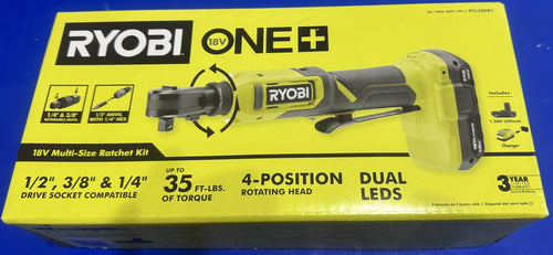 18V Cordless Ratchet Kit with Battery and Charger G167
