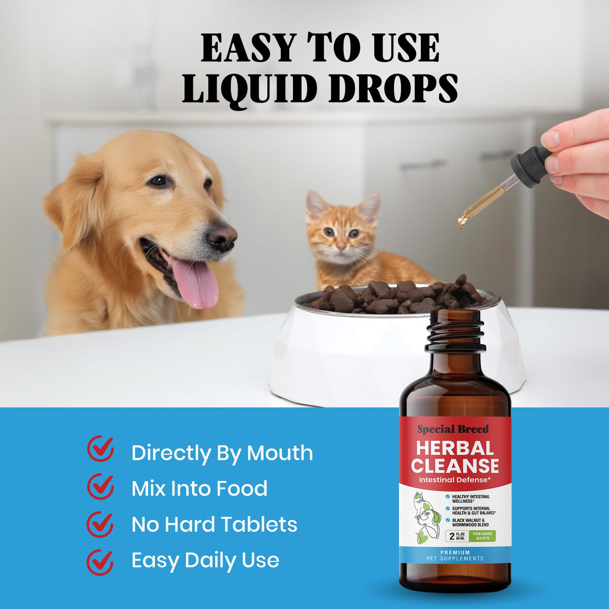 2 oz Herbal Cleanse for Dogs & Cats L688