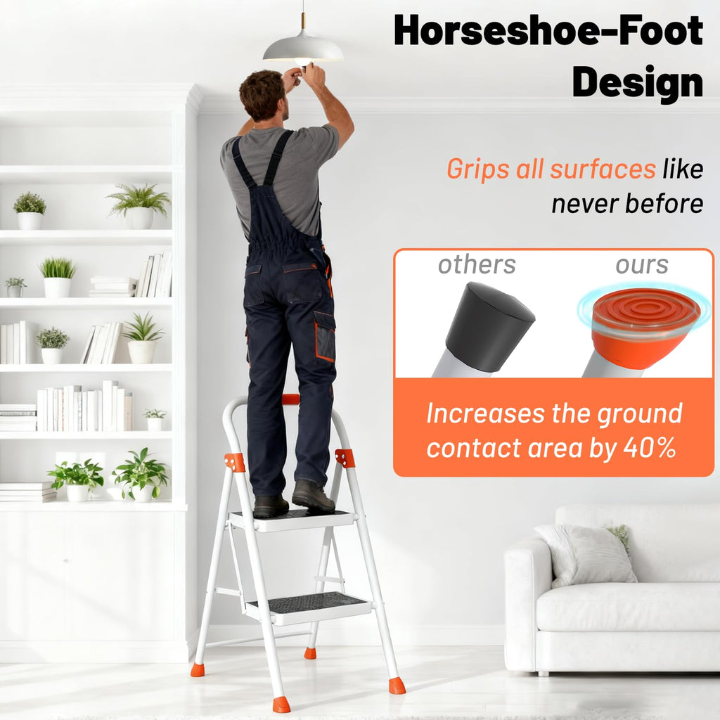 2 Step Ladder Heavy Duty Step Stool I6698
