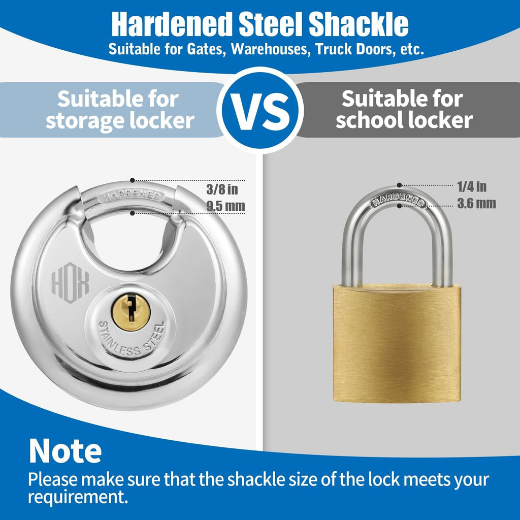 Keyed-Alike Disc Padlock 4-Pack Y574894