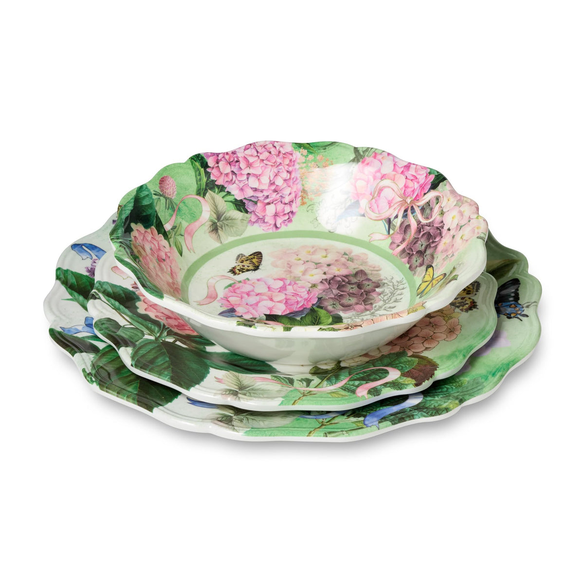 Melamine 12-Piece Dinnerware Set Service for 4 E8970