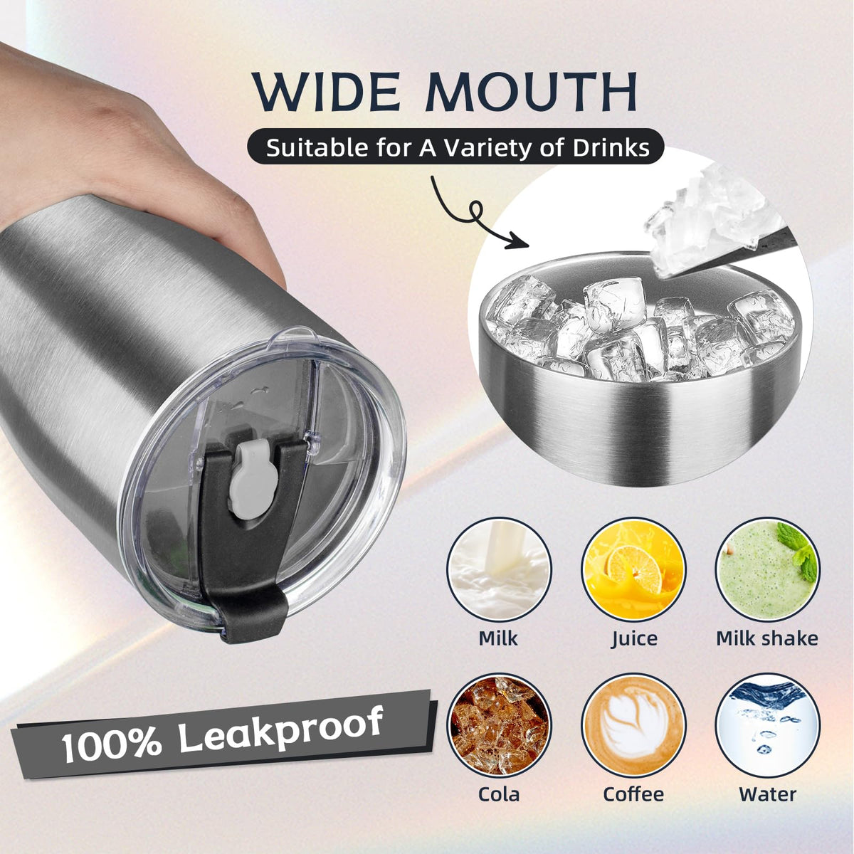 20oz Insulated Tumbler with Lid Straw R586