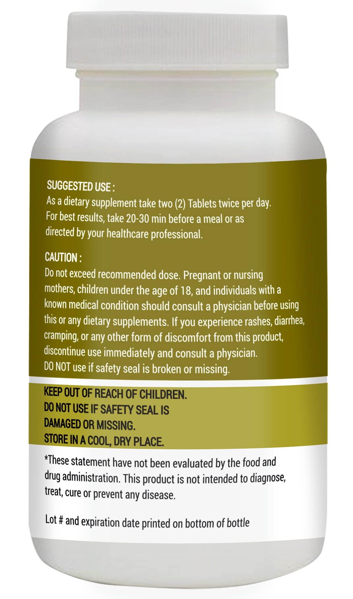 Papaya Leaf Extract 500 mg 240 Capsules M19415