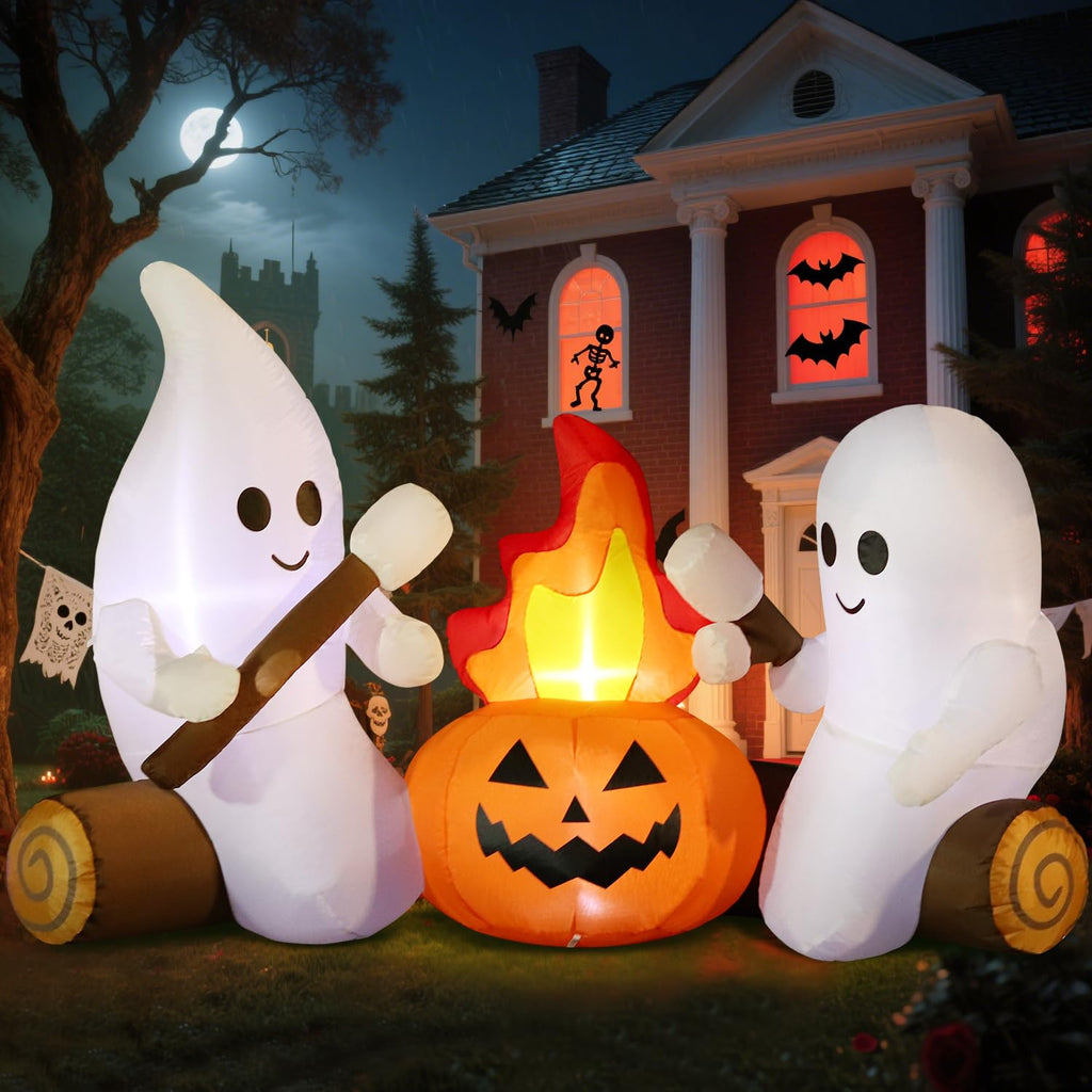 6FT Inflatable Halloween Decorations with Built-in LEDs Y3062
