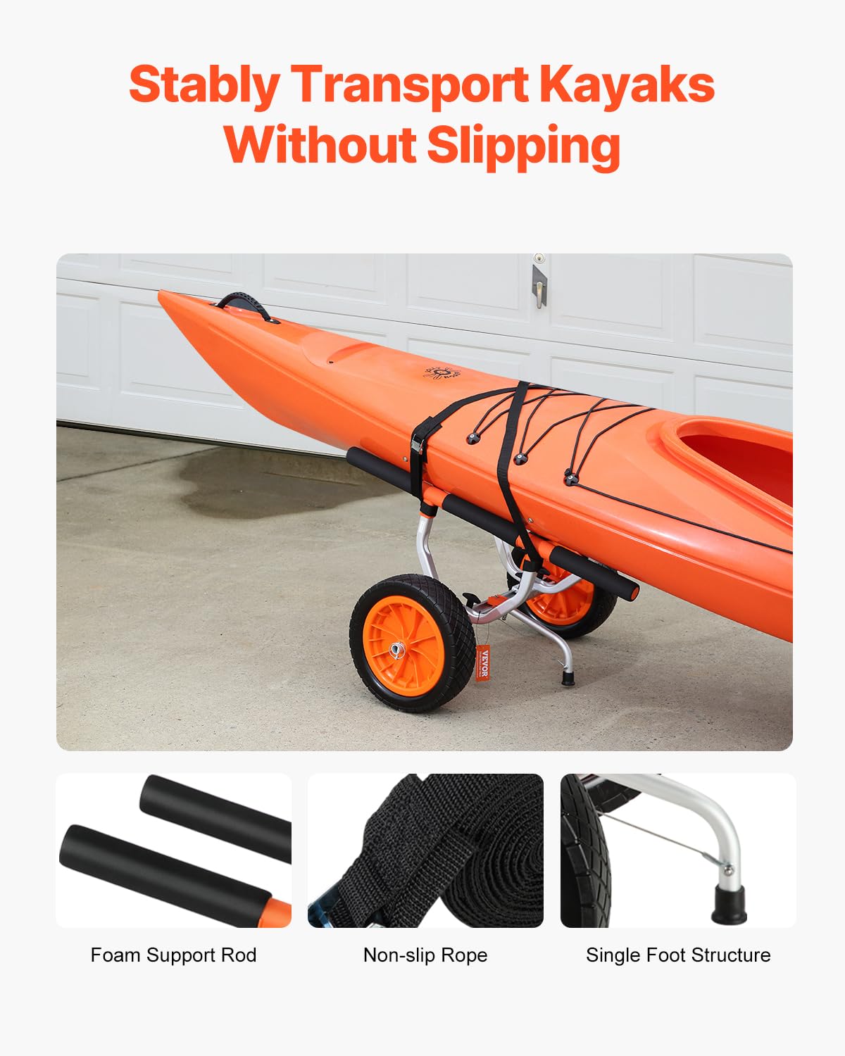Heavy Duty 450 lbs Kayak Cart N2679
