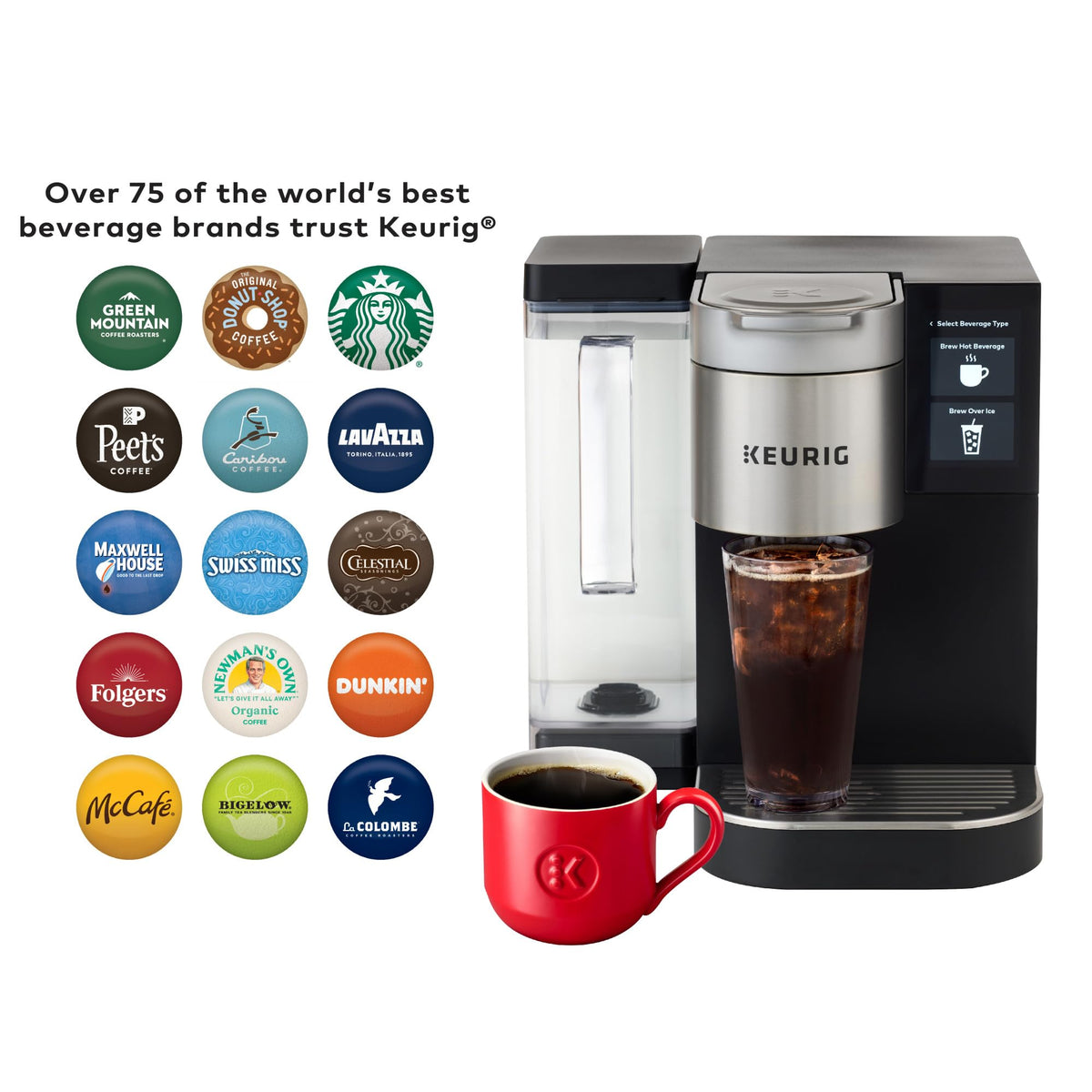 Single Serve Coffee Maker with 110 oz Water Reservoir G4089