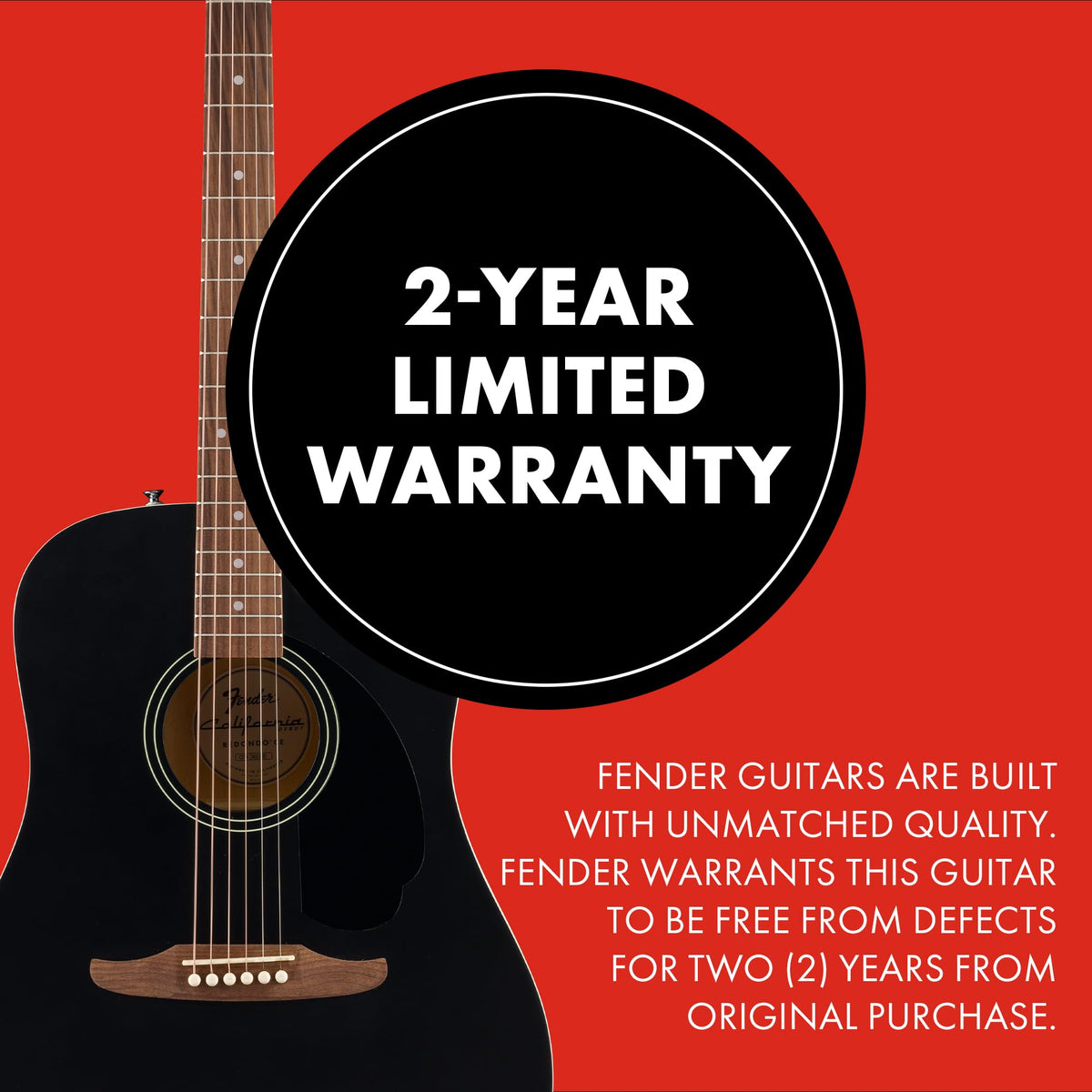 Black Acoustic Guitar L70308