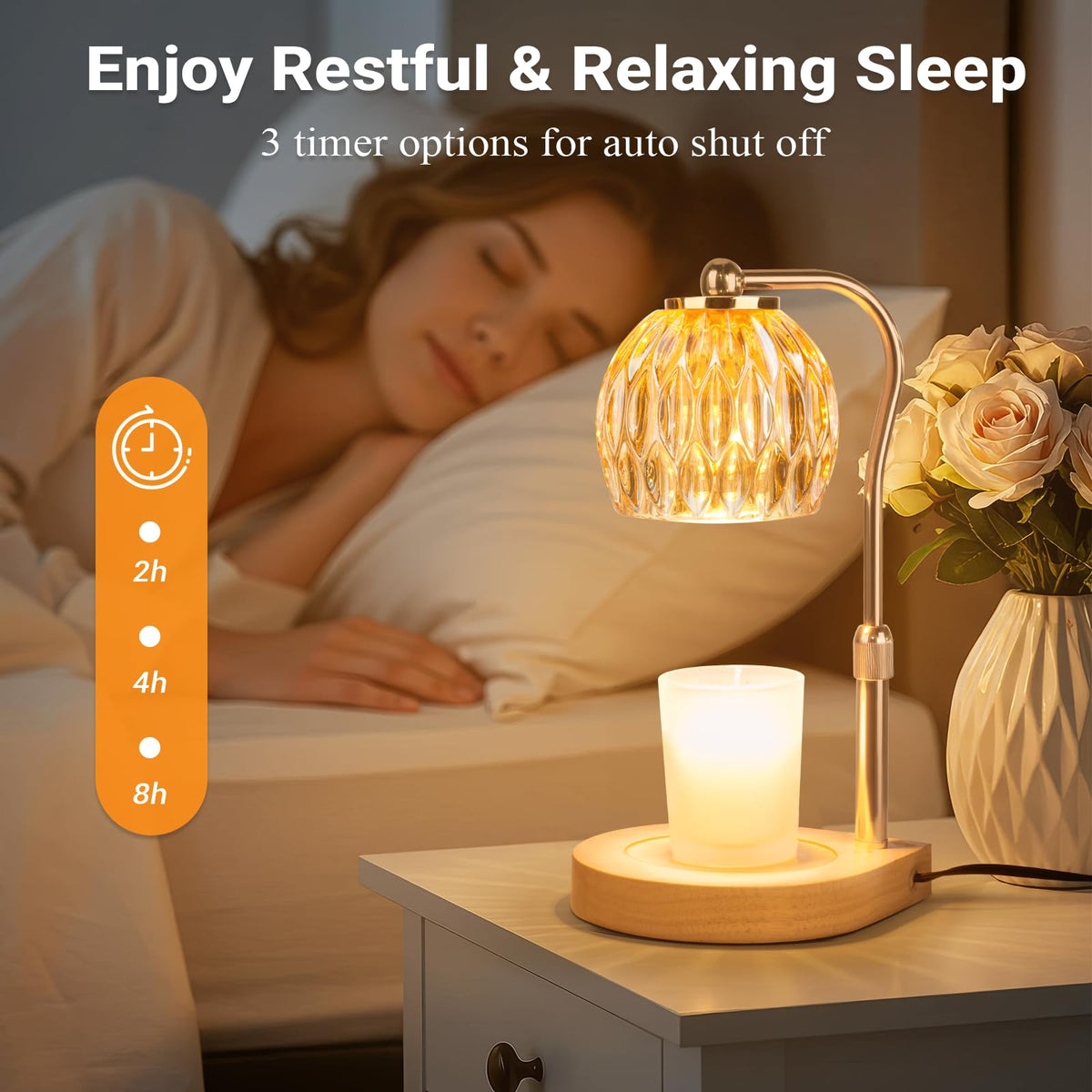 Candle Warmer Lamp with Timer and Dimmer S142