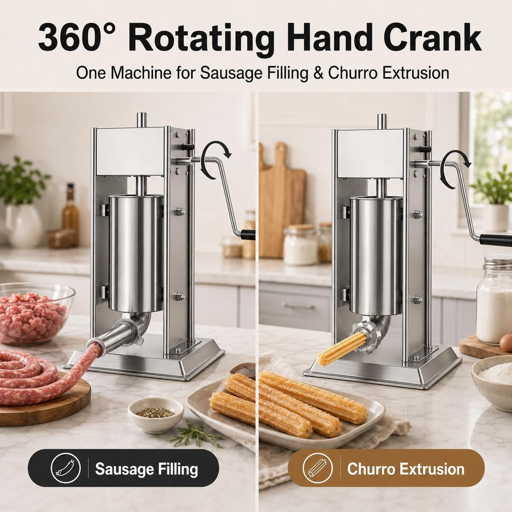 Stainless Steel Sausage Stuffer & Churro Press Y710490