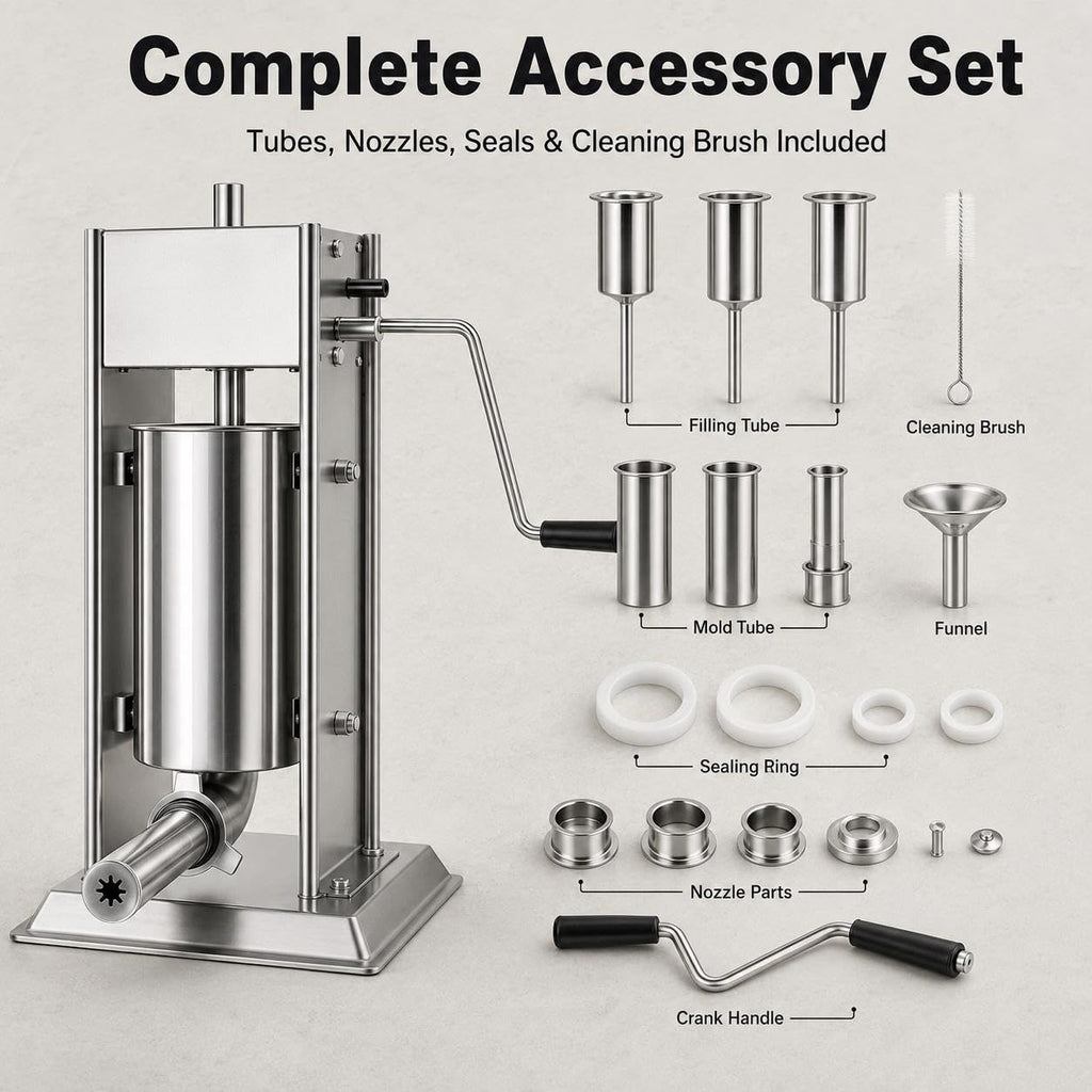 Stainless Steel Sausage Stuffer & Churro Press Y710490