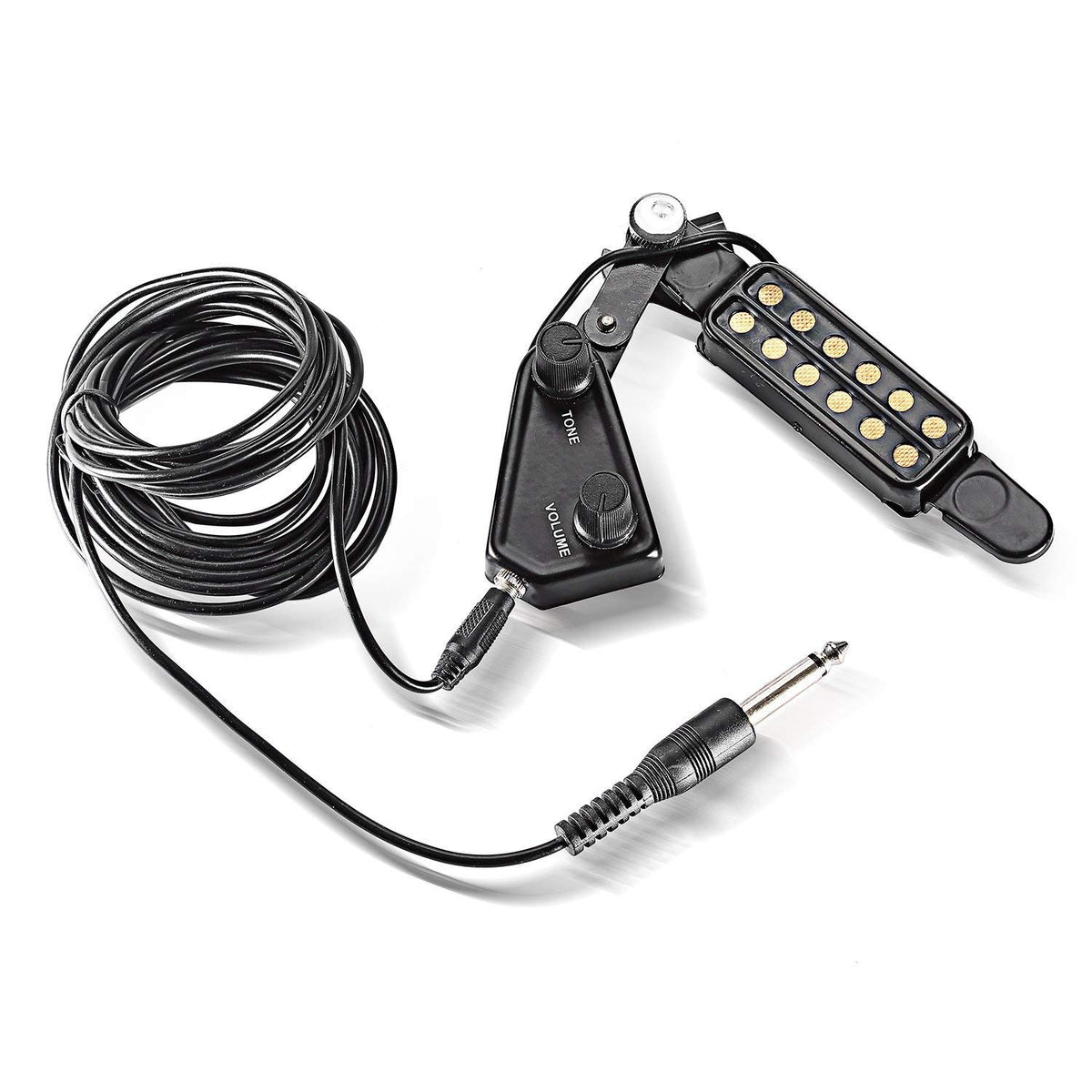 12 SoundHole Acoustic Guitar Pickup with Tone and Volume Control U465429