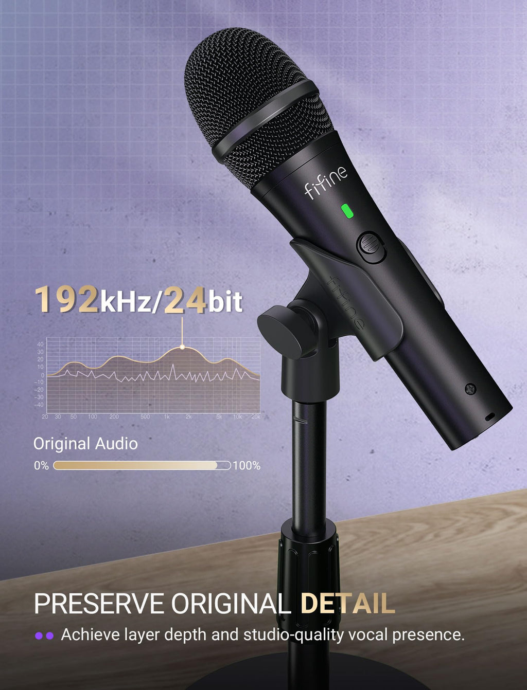 USB/XLR Dynamic Microphone B463439