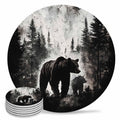 Black Bear Ceramic Coasters Set of 6 X64766