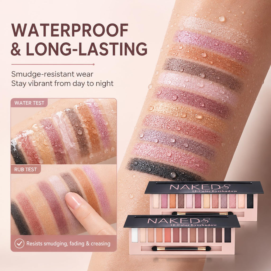 2 Pack Shimmer & Matte Eyeshadow Palette E380