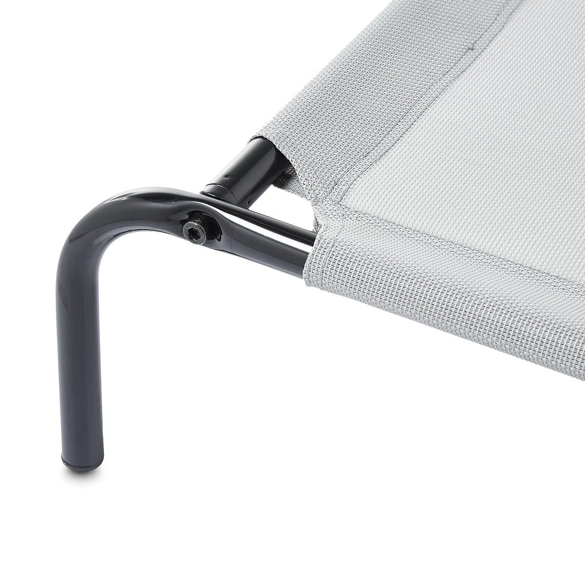 Elevated Dog Bed with Metal Frame, Grey N497417