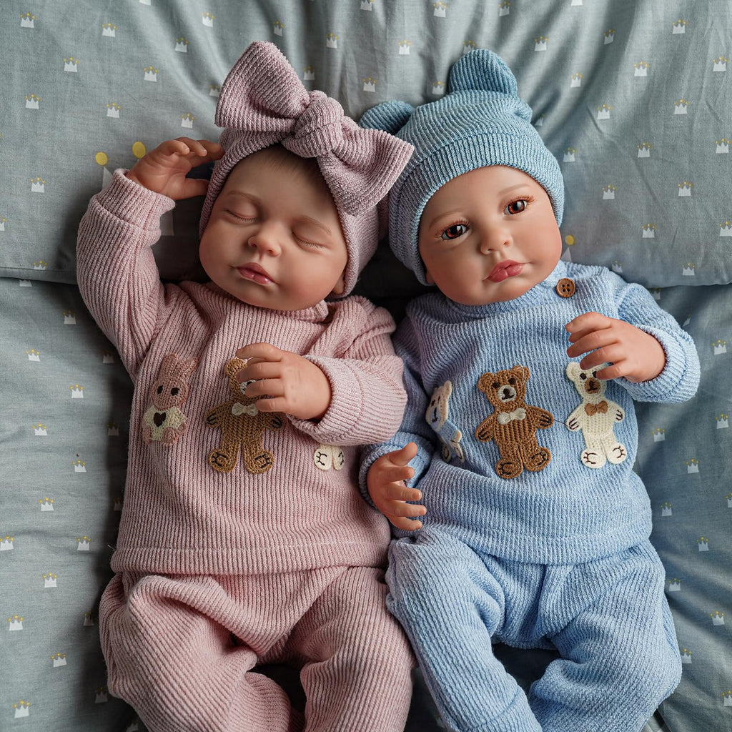 20 Inch Lifelike Reborn Baby Dolls Twins S67681