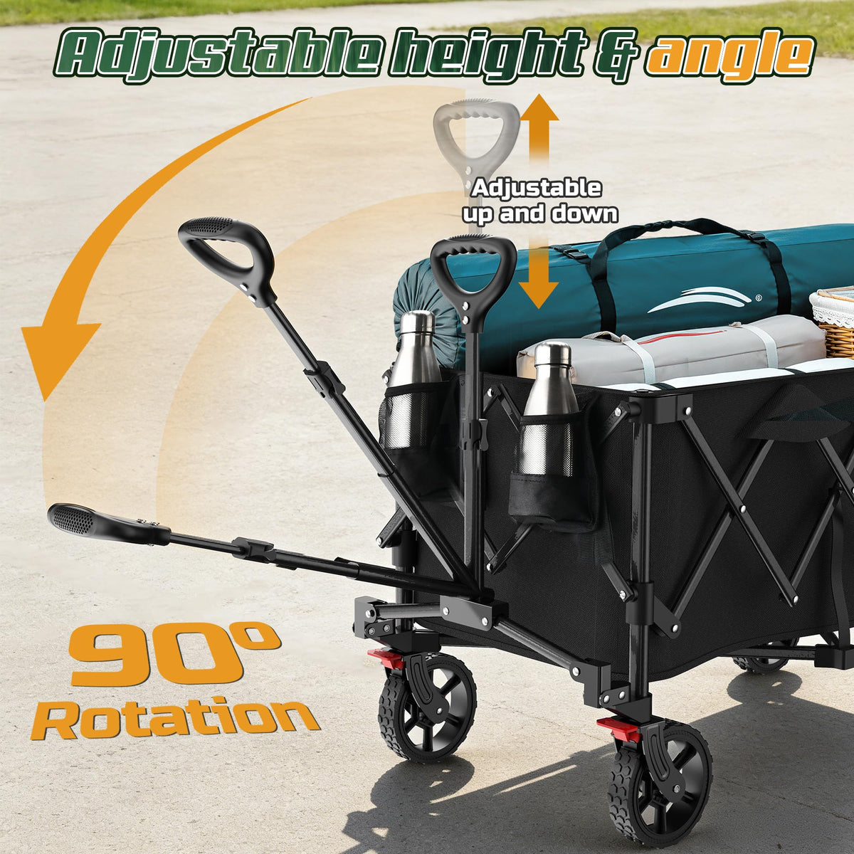 Collapsible Wagon Cart with Wheels S140137