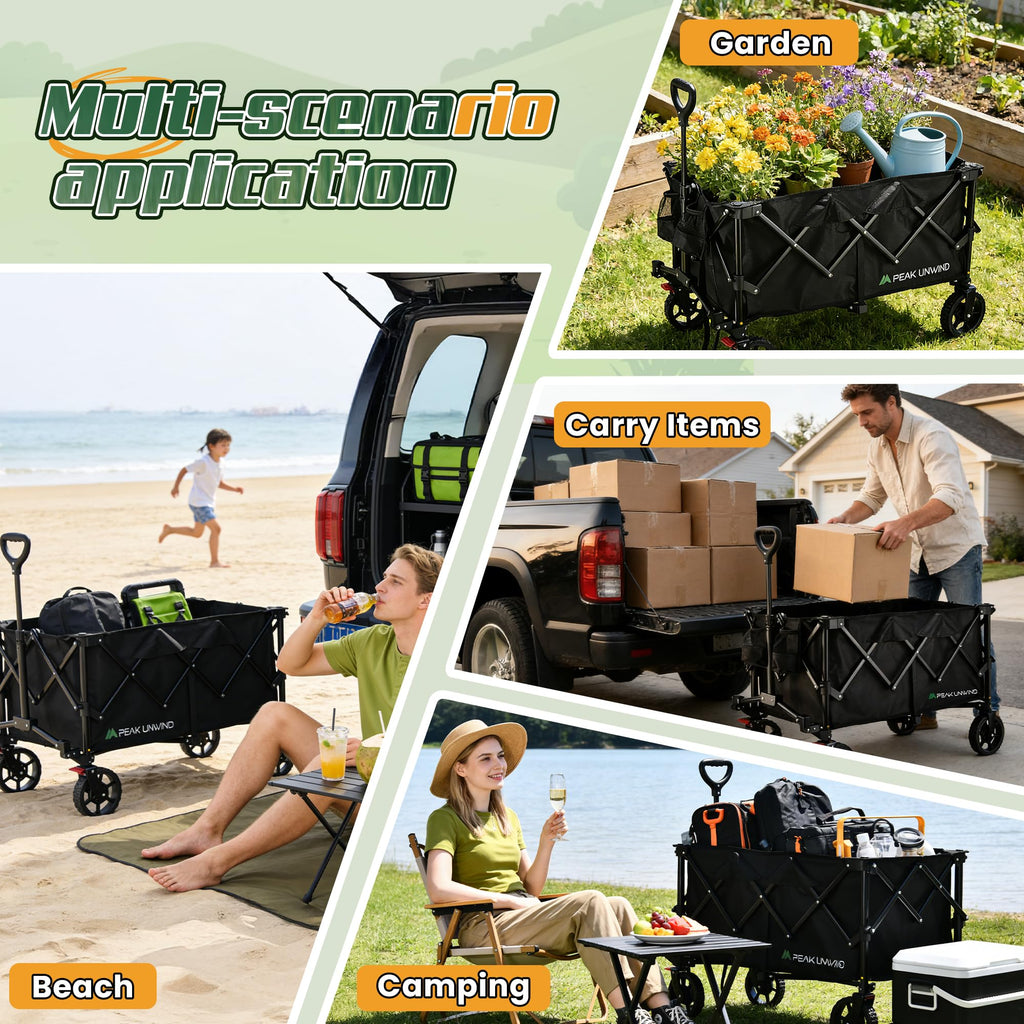 Collapsible Wagon Cart with Wheels S140137