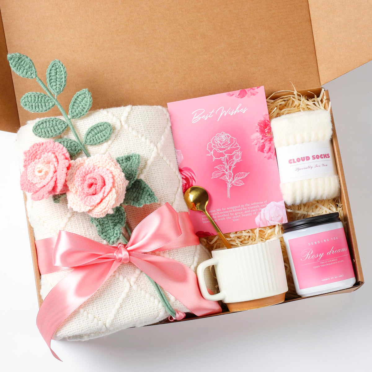 Pink Gift Basket G913